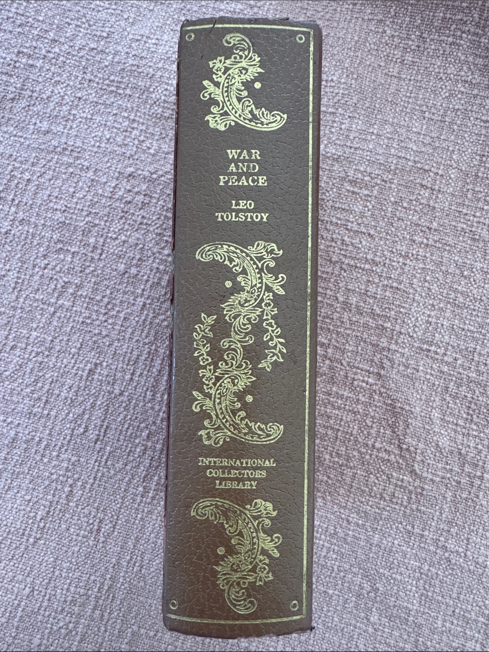 War and Peace - Leo Tolstoy vintage collectible book